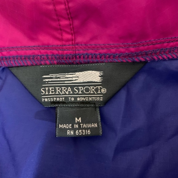 Sierra Sport Promega 1/4 Zip Ladies Pullover Rain Windbreaker Sz M - Picture 4 of 6